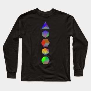 Platonic Solids Long Sleeve T-Shirt